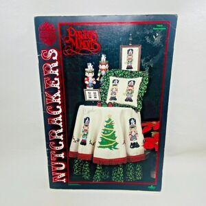 Precious Moments PM43 Nutcrackers CROSS STITCH Pattern Booklet CHRISTMAS 1990s